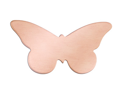 Ebauche In Rame, Flan Farfalla 35 X18 X 0,90 Mm, Confezione Da 6