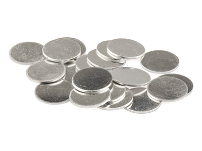 Pezzo Grezzo In Alluminio, Disco Rotondo 12,70 Mm, Impressart, Confezione Da 20 - Immagine Standard - 2