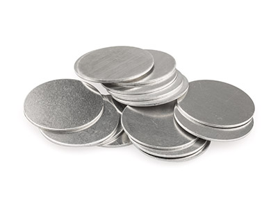 Pezzo Grezzo Di Alluminio, Flan Rotondo 25,40 Mm, Impressart, Confezione Da 11 - Immagine Standard - 2