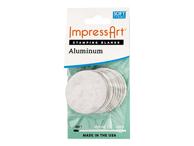 Pezzo Grezzo Di Alluminio, Flan Rotondo 31,70 Mm, Impressart, Confezione Da 8 - Immagine Standard - 3