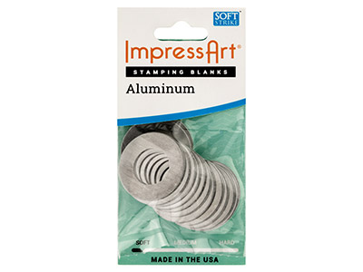 Ebauche Di Alluminio, Rondella Da 25,40 Mm, Impressart, Confezione Da 13 - Immagine Standard - 3