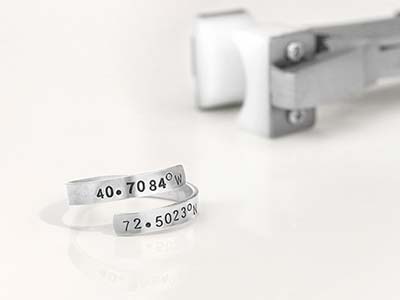 Alluminio Non Finito, Per Anello 4 X 68 Mm, Impressart, Confezione Da 12 - Immagine Standard - 3