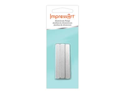 Semilavorato In Alluminio, Per Anello 6 X 51 Mm, Impressart, Confezione Da 11 - Immagine Standard - 2