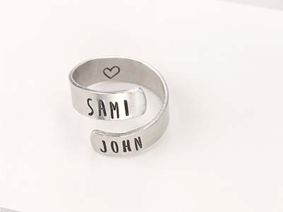 Semilavorato In Alluminio, Per Anello 6 X 51 Mm, Impressart, Confezione Da 11 - Immagine Standard - 3