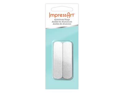 Pezzo Grezzo In Alluminio, Per Anello 12 X 51 Mm, Impressart, Confezione Da 10 - Immagine Standard - 2