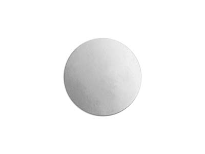 Pezzo Grezzo In Alluminio, Flan Rotondo 22 Mm, Impressart, Confezione Da 15