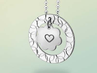 Semilavorato In Alluminio, Fiore Forato 1 Foro, 16 Mm, Impressart, Confezione Da 15 - Immagine Standard - 2