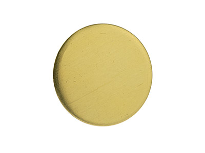 Ottone Grezzo, Flan Tondo 15 Mm, Confezione Da 6 - Immagine Standard - 2