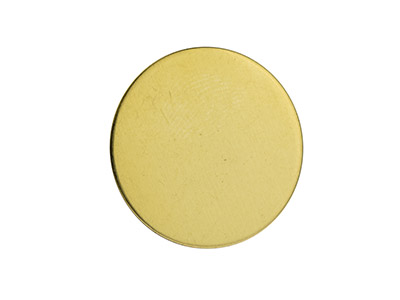 Ottone Grezzo, Flan Tondo 25 Mm, Confezione Da 6 - Immagine Standard - 2