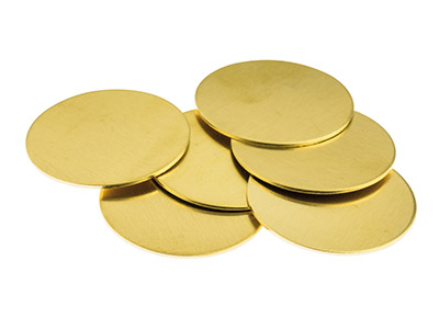 Semilavorato In Ottone, Tondo Semilavorato 31,70 Mm, Confezione Da 6