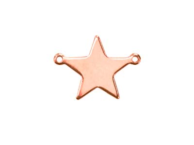 Semilavorato Per Stampaggio Da 16 MM A Forma Di Stella In Rame Impressart, Confezione Da 6