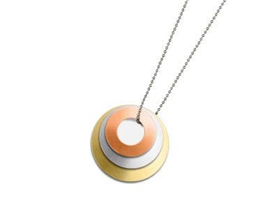 Lastre Impressart, Rondelle, Dimensioni Assortite E Metallo, Sacchettodi 3 - Immagine Standard - 1
