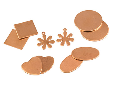Semilavorati In Rame, Assortimento Di Diverse Forme, Confezione Da 10 - Immagine Standard - 1