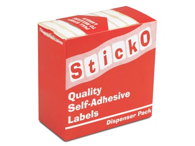 Etichette Adesive Bianche, 10 X 51 Mm, Scatola Da 1000