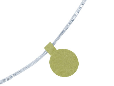 Etichette Adesive Dorate, 12 X 35 Mm, Confezione Da 144 - Immagine Standard - 2