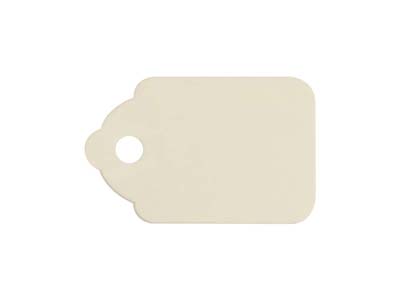 Targhette Per Gioielli In Cotone, Bianco, Confezione Da 200, 18 MM X 28 MM - Immagine Standard - 1