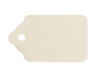 Targhette Per Gioielli In Cotone, Bianco, Confezione Da 200, 28 MM X 48 MM