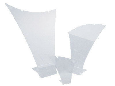 Espositore Per Collane, Plastica, Kit 3 Busti