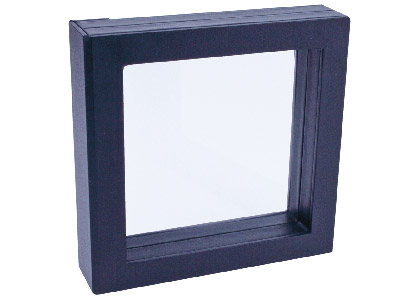 Espositore Per Gioielli, Modello Grande, Montatura In Gomma Nera - Immagine Standard - 2