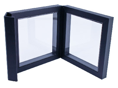 Espositore Per Gioielli, Modello Grande, Montatura In Gomma Nera - Immagine Standard - 3