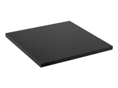 Black Gloss Acrylic Square Display Stand