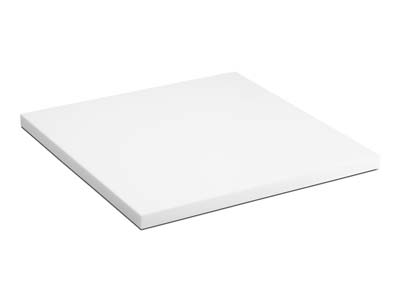 Espositore Per Gioielli Quadrato, Acrilico Bianco Lucido