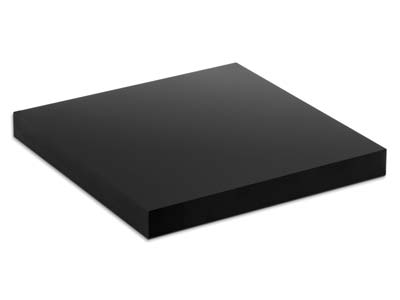 Black Gloss Acrylic Small Square Display Stand