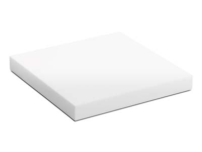 Piccolo Espositore Per Gioielli Quadrato, Acrilico Bianco Lucido