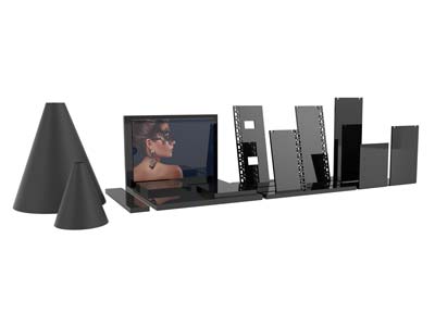 Espositore Per Collane, Cono Nero - Immagine Standard - 4