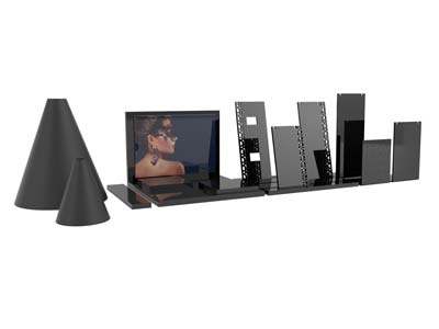 Espositore Per Braccialetti, Cono Nero - Immagine Standard - 4