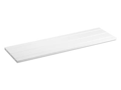 White Gloss Acrylic Display Base Stand Medium