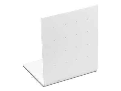 White Gloss Acrylic Ering Display Stand