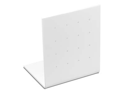 Espositore Per Orecchini, Acrilico Bianco Lucido