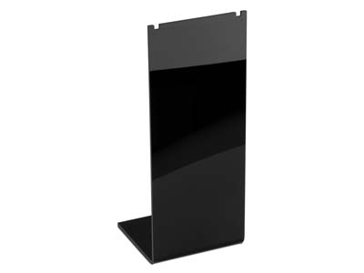 Black Gloss Acrylic Necklace Display Stand Medium - Immagine Standard - 1