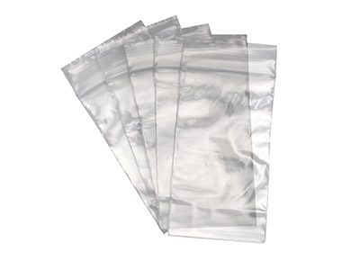 Mini Sacchetti Con Cerniera, 35 X 60 Mm, Plastica Trasparente, Confezione Da 100
