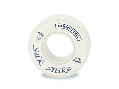 Silkon Filo Di Seta E Nylon N. 3, Bianco 0,40 Mm, 18 Metri