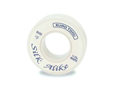 Filo Bianco Silk Alike, Misura 3, Bobina Di 44,8 Metri - Immagine Standard - 1