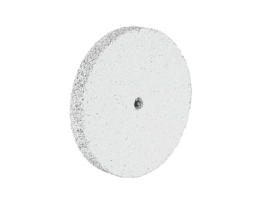 Mola Tonda In Silicone, Bianca, Grana Grossa, 22 X 3 Mm, N° 1000, Eve - Immagine Standard - 2