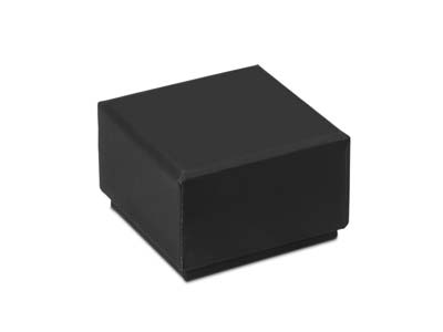 Black Card Soft Touch Ring Box - Immagine Standard - 2