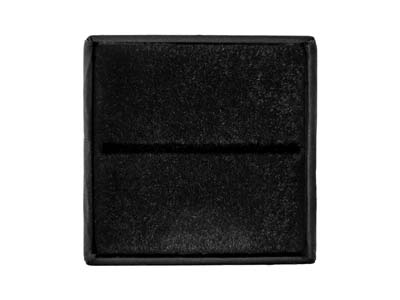 Scatola Per Anello, Gomma Nera - Immagine Standard - 4