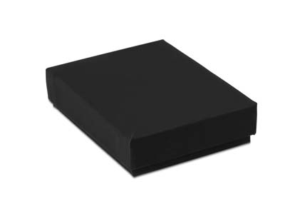 Black Card Soft Touch Pendant Box - Immagine Standard - 2