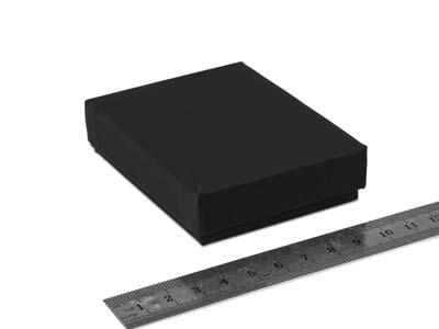 Black Card Soft Touch Pendant Box - Immagine Standard - 3