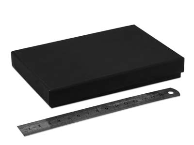 Black Card Soft Touch Necklace Box - Immagine Standard - 3