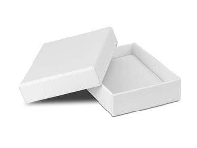 Scatola Per Pendente, Gomma Bianca - Immagine Standard - 1