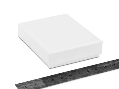 Scatola Per Pendente, Gomma Bianca - Immagine Standard - 3