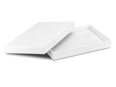 White Card Soft Touch Necklace Box - Immagine Standard - 1