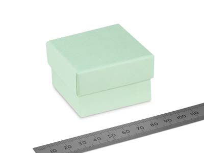 Pastel Green Card Ring Box - Immagine Standard - 3