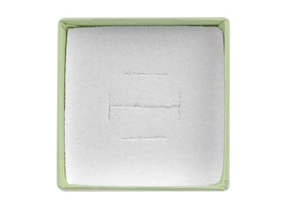 Scatola Per Anello, Cartone Verde Pastello - Immagine Standard - 4