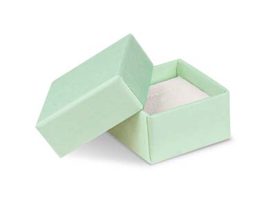 Pastel Green Card Earring/ Small Universal Box - Immagine Standard - 1