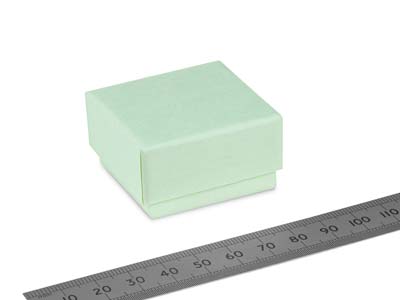 Pastel Green Card Earring/ Small Universal Box - Immagine Standard - 3